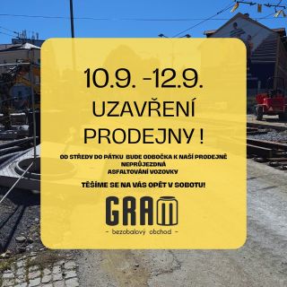 🚧 Mimořádné oznámení 🚧 Dnes jsme se dozvěděli, že budeme muset na 3 dny uzavřít naši provozovnu – z důvodu probíhající...
